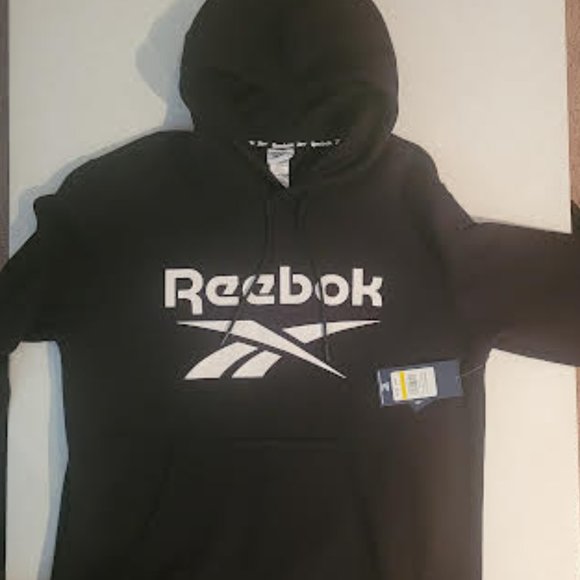 NWT Men's Graphic Reebok Hoodie Sweatshirt - Large - Picture 2 of 5